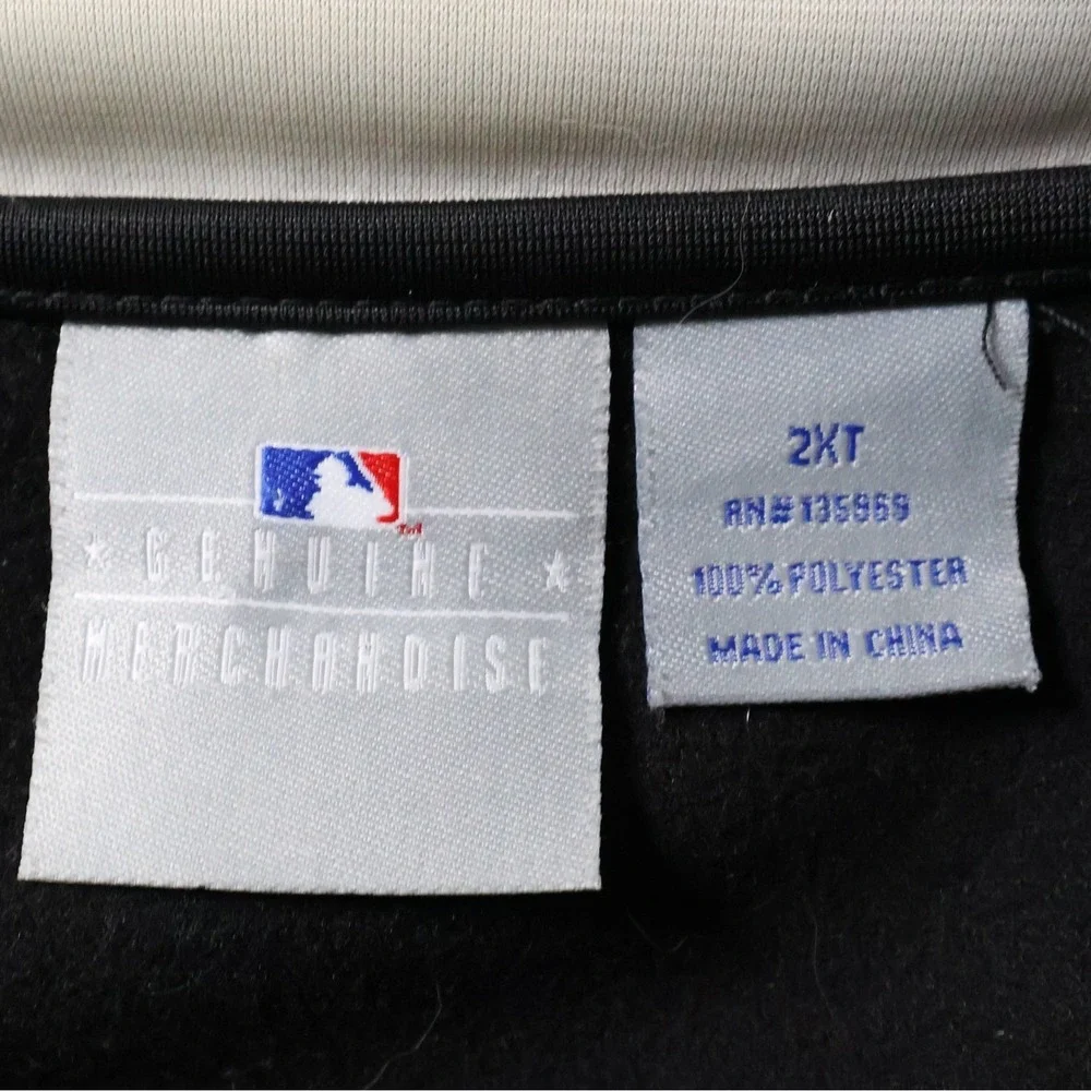 Miami Marlins MLB Full Zip Track‎ Jacket Black Mens Size 2XT 2XLT Baseball Retro